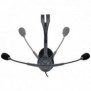 Logitech 981-000593, Avec fil, BureauCentre d'appels, 20 - 20000 Hz, 74 g, Casque, Noir