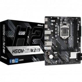 ASRock H510M-H2M.2 SE, Intel, LGA 1200 Socket H5, Intel® Core™ i3, Intel® Core™ i5, Intel® Core™ i7, Intel® Core™ i9, DDR4-SDRAM, 64 Go, DIMM