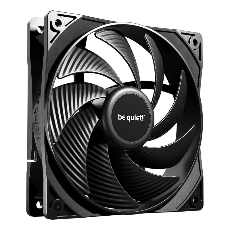 Be Quiet! Pure Wings 3 140 mm | Ventilateur PC silencieux high-speed | Pack de 3, Ventilateur, 12 cm, 2100 trmin, 101,2 m³h, Noir