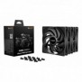 Be Quiet! Pure Wings 3 140 mm | Ventilateur PC silencieux high-speed | Pack de 3, Ventilateur, 12 cm, 2100 trmin, 101,2 m³h, Noir