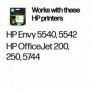 HP 62XL cartouche d'encre trois couleurs grande capacité authentique, Rendement élevé , Cyan, Magenta, Jaune, Encre à colorant, 11,5 ml, 1 pièce, 415 pages