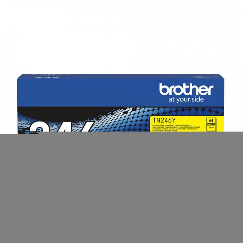 Brother Cartouche de toner TN-246Y originale – Jaune, 2200 pages, Jaune, 1 pièce