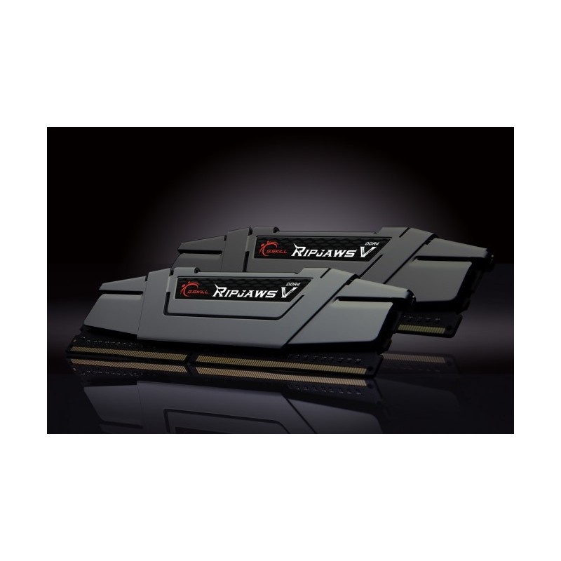 G.Skill Ripjaws V, 16 Go, 2 x 8 Go, DDR4, 3200 MHz, 288-pin DIMM, Noir