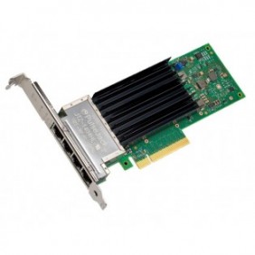 Intel Carte réseau Ethernet ® X710-T4L, Interne, Avec fil, PCI Express, Ethernet, 10000 Mbits, Noir, Vert, Gris