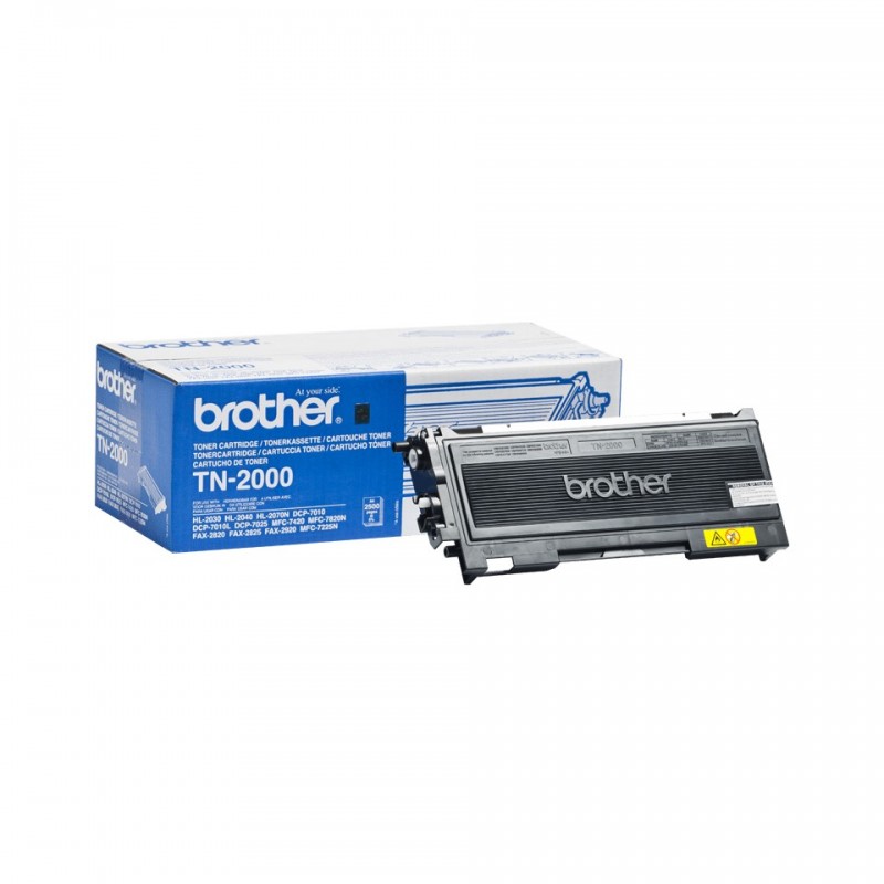 Brother TN-2000 - Cartouche de toner originale – Noir, 2500 pages, Noir, 1 pièce