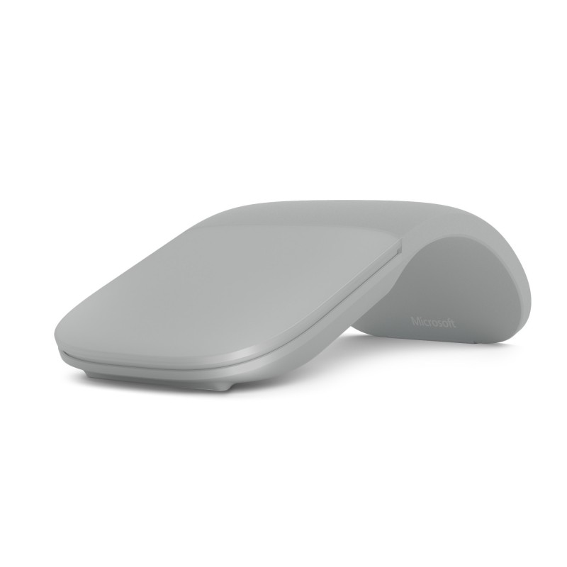 Microsoft Surface Arc Mouse, Ambidextre, BlueTrack, Bluetooth, 1000 DPI, Gris