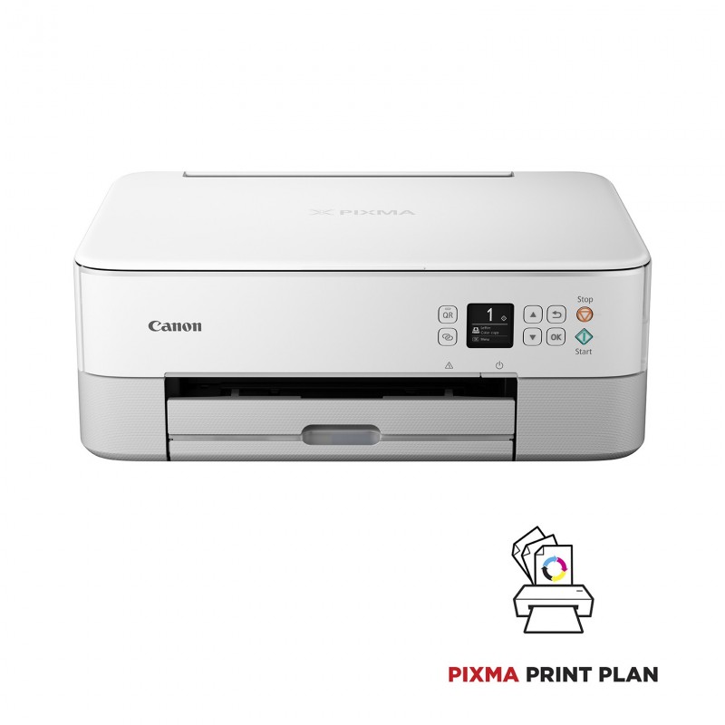Canon PIXMA TS5351i, Jet d'encre, Impression couleur, 4800 x 1200 DPI, A4, Impression directe, Blanc