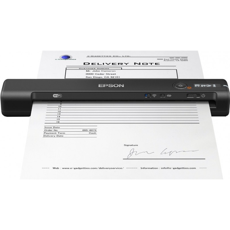 Epson WorkForce ES-60W, 600 x 600 DPI, 48 bit, 24 bit, 16 bit, 8 bit, 4 secpage