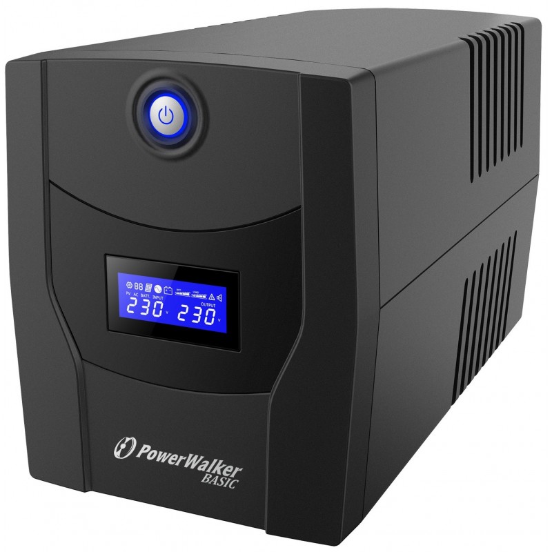 BlueWalker PowerWalker VI 1500 STL, Interactivité de ligne, 1,5 kVA, 900 W, Sinus, 162 V, 290 V