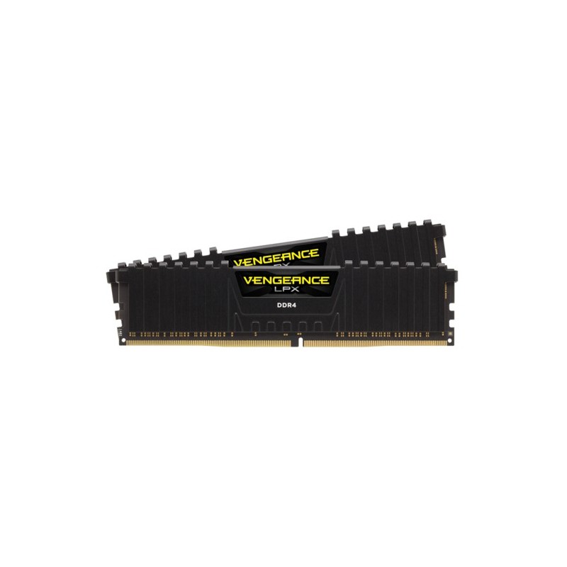 Corsair Vengeance LPX , 16 Go, 2 x 8 Go, DDR4, 3200 MHz, 288-pin DIMM, Noir