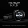 Logitech G Pro X wired gaming, Avec fil, Gaming, 20 - 20000 Hz, 320 g, Casque, Noir