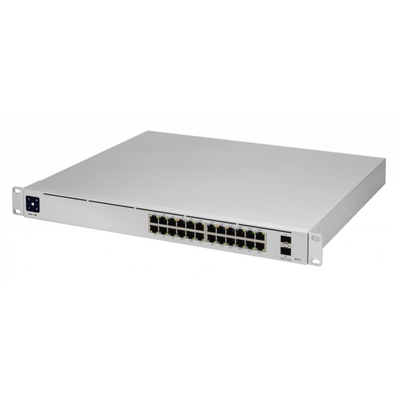 Ubiquiti UniFi Pro 24-Port PoE - Géré - L2L3 - Gigabit Ethernet 101001000 - Connexion Ethernet - supportant l'alimentation via ce port - Grille de montage - 1U
