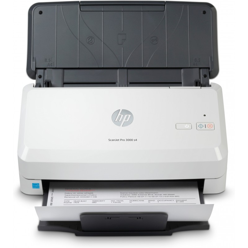 HP Scanjet Pro 3000 s4, 216 x 3100 mm, 600 x 600 DPI, 48 bit, 24 bit, 40 ppm, Alimentation feuille à feuille de scanner