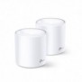TP-LINK Deco X20 2-pack, Blanc, Interne, Système maillé, Énergie, FCC: 30 dBm, CE: 20 dBm 2.4 GHz, 23 dBm 5 GHz, Bi-bande 2,4 GHz 5 GHz