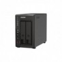 QNAP TS-253E, NAS, Tower, Intel® Celeron®, J6412, Noir