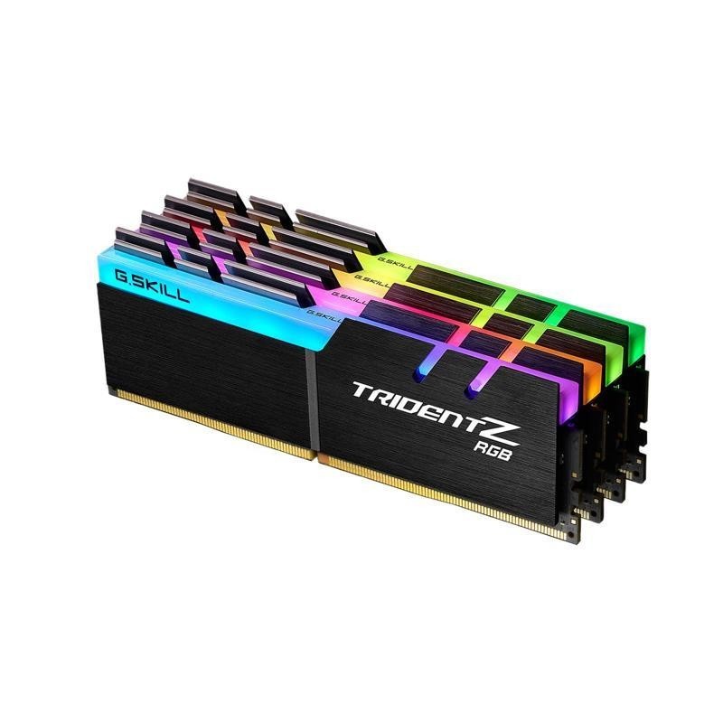 G.Skill Trident Z RGB For AMD F4-3200C16Q-32GTZRX, 32 Go, 4 x 8 Go, DDR4, 3200 MHz, 288-pin DIMM