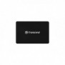 Transcend RDF8, CF, MicroSDHC, MicroSDXC, SD, SDHC, SDXC, Noir, CEFCCBSMIKCRCMEAC, Micro-USB, USB, 5 V