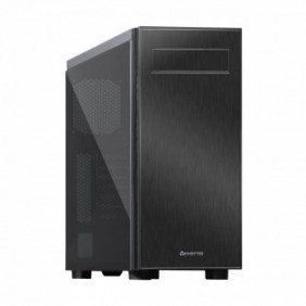 Chieftec AL-02B-TG-OP, Tower, PC, Noir, ATX, micro ATX, Mini-ITX, Aluminium, SPCC, Verre trempé, 16,6 cm