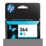 HP 364 cartouche d'encre cyan authentique, Rendement standard, Cyan, Encre à colorant, 1 pièce, 300 pages