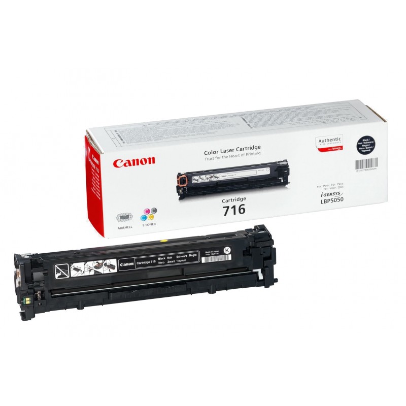 Canon Cartridge 716 Black, 2300 pages, Noir, 1 pièce