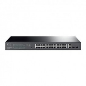 TP-LINK TL-SG1428PE, Géré, L2, Gigabit Ethernet 101001000, Connexion Ethernet, supportant l'alimentation via ce port , Grille de montage, 1U