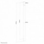 Neomounts NS-EP100BLACK Extension pour support plafond écran - h107.5 cm, Connecteur de tube prolongateur, Noir, Acier, 100 kg, Poteau, -25,4 mm -1