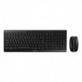 Cherry Stream Desktop, Sans fil, RF sans fil, Commutateur de touche « ciseaux », QWERTZ, Noir, Souris incluse
