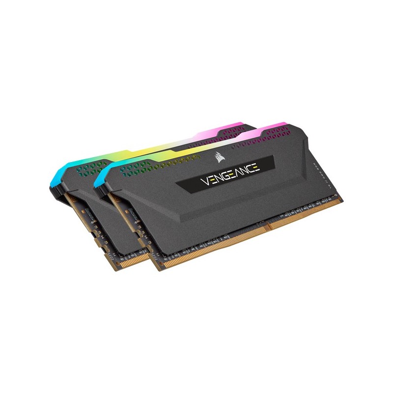 Corsair Vengeance RGB Pro , 16 Go, 2 x 8 Go, DDR4, 3200 MHz, 288-pin DIMM, Noir