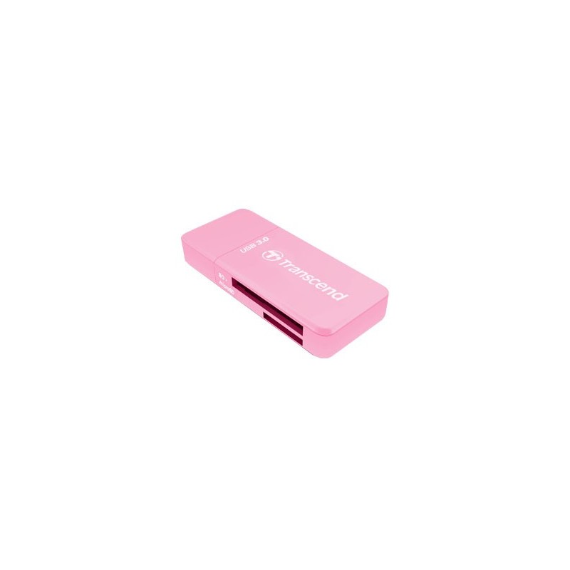 Transcend RDF5, MicroSDHC, MicroSDXC, SDHC, SDXC, Rose, CEFCCBSMIKCRCMEAC, USB 3.2 Gen 1 3.1 Gen 1 Type-A, USB, 5 V