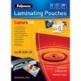 Fellowes Pochettes brillantes pour cartes 125microns 83 x 113 mm - Transparent - Plastique - 88 mm - 1 mm - 122 mm - 100 pièce
