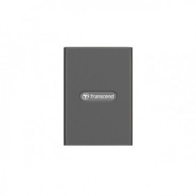 Transcend RDE2, CFexpress, Gris, 20000 Mbits, Aluminium, USB 3.2 Gen 2 Type-C, 105 mm
