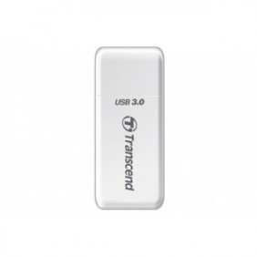 Transcend TS-RDF5W, MicroSDHC, MicroSDXC, SDHC, SDXC, Blanc, CEFCCBSMIKCRCMEAC, USB 3.2 Gen 1 3.1 Gen 1 Type-A, 100 mm, 12 mm