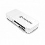 Transcend TS-RDF5W, MicroSDHC, MicroSDXC, SDHC, SDXC, Blanc, CEFCCBSMIKCRCMEAC, USB 3.2 Gen 1 3.1 Gen 1 Type-A, 100 mm, 12 mm