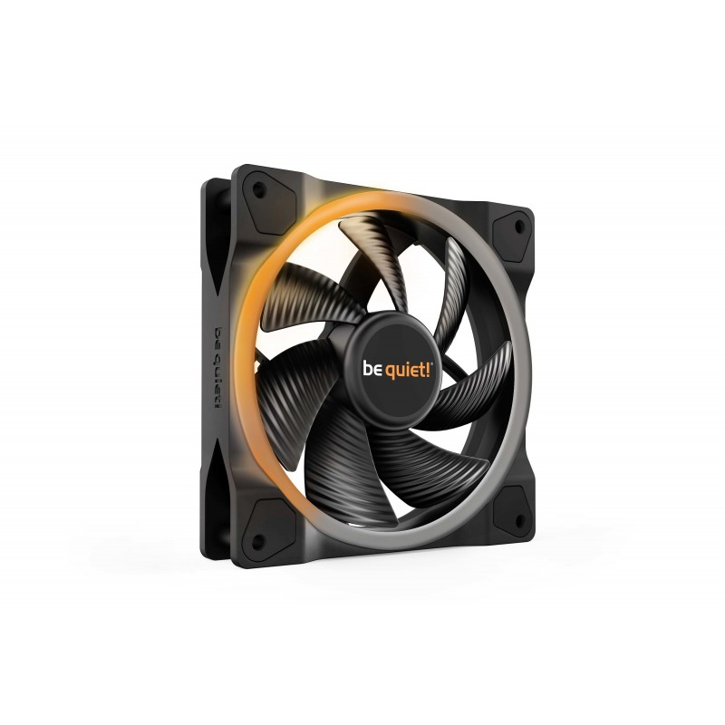 Be Quiet! Light Wings 120 mm PWM | Ventilateur PC ARGB, Ventilateur, 12 cm, 1700 trmin, 70,53 m³h, Noir