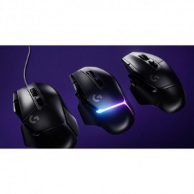 Logitech G G502 X LIGHTSPEED, Droitier, Optique, RF sans fil, 25600 DPI, Noir