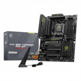MSI MAG B850 TOMAHAWK MAX WIFI, AMD, Emplacement AM5, AMD Ryzen 7000 Series, AMD Ryzen 8000 Series, AMD Ryzen 9000 Series, Emplacement AM5, 256 Go, DDR5-SDRAM