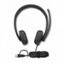 Lenovo VoIP Headset 5000, Avec fil, BureauCentre d'appels, 20 - 20000 Hz, 144 g, Casque, Noir