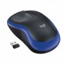 Logitech M185, Ambidextre, Optique, RF sans fil, 1000 DPI, Bleu