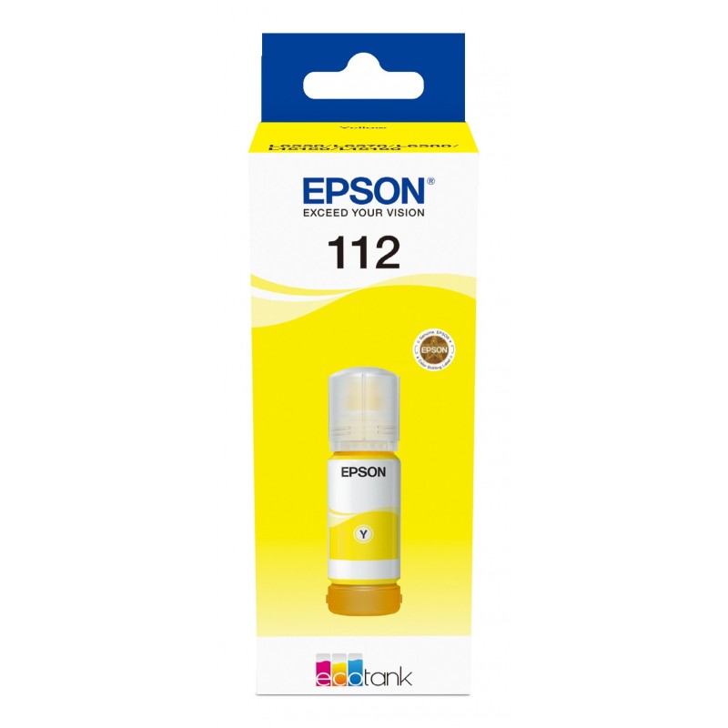 Epson EcoTank 112, Original, Pigment jaune, Epson, L5160, L5150, 6000 pages, 70 ml