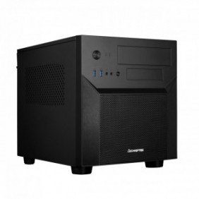 Chieftec CI-02B-OP, Cube, PC, Noir, micro ATX, Mini-ITX, SPCC, maisonbureau