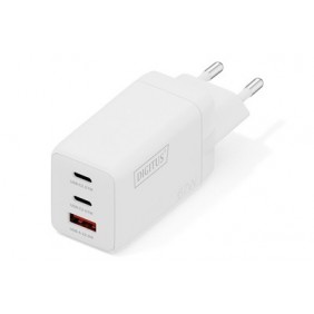 DIGITUS USB GaN Charger 67W 2x USB-C 1x USB-A Wh