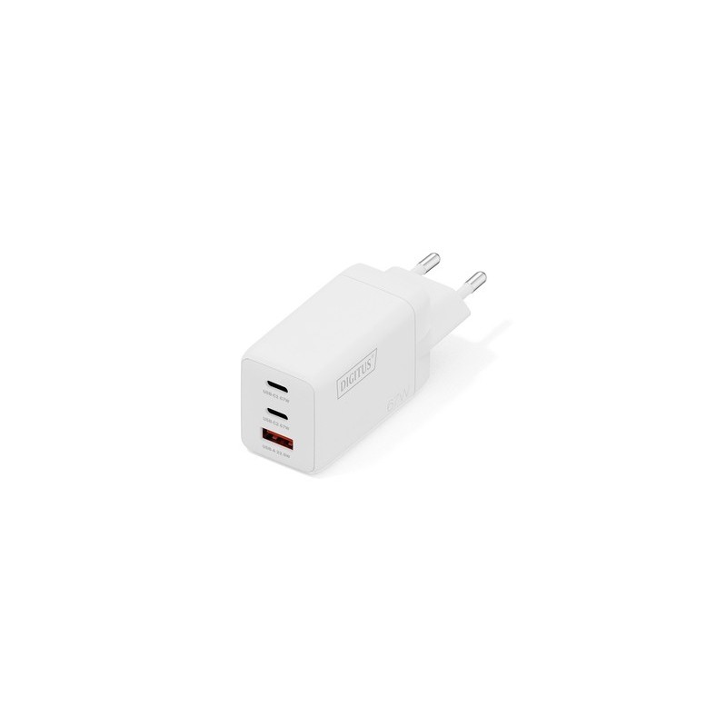 DIGITUS USB GaN Charger 67W 2x USB-C 1x USB-A Wh