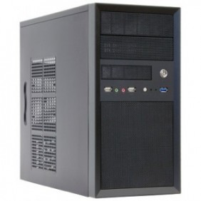 Chieftec CT-01B-OP, Mini Tower, PC, Noir, micro ATX, SECC, maisonbureau