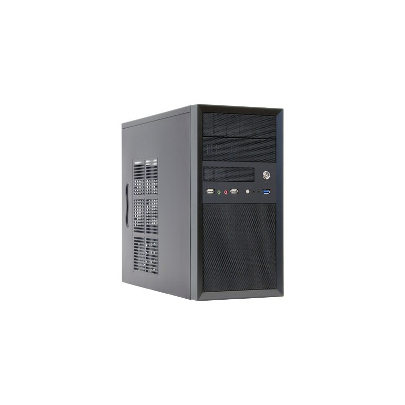 Chieftec CT-01B-OP, Mini Tower, PC, Noir, micro ATX, SECC, maisonbureau