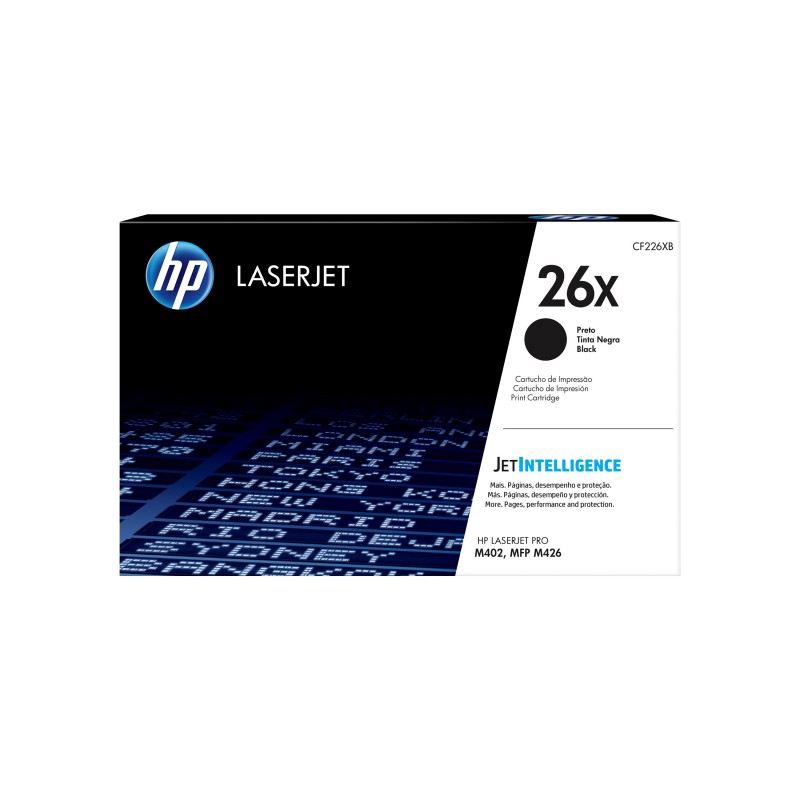HP 26X toner LaserJet noir grande capacité authentique, 9000 pages, Noir, 1 pièce
