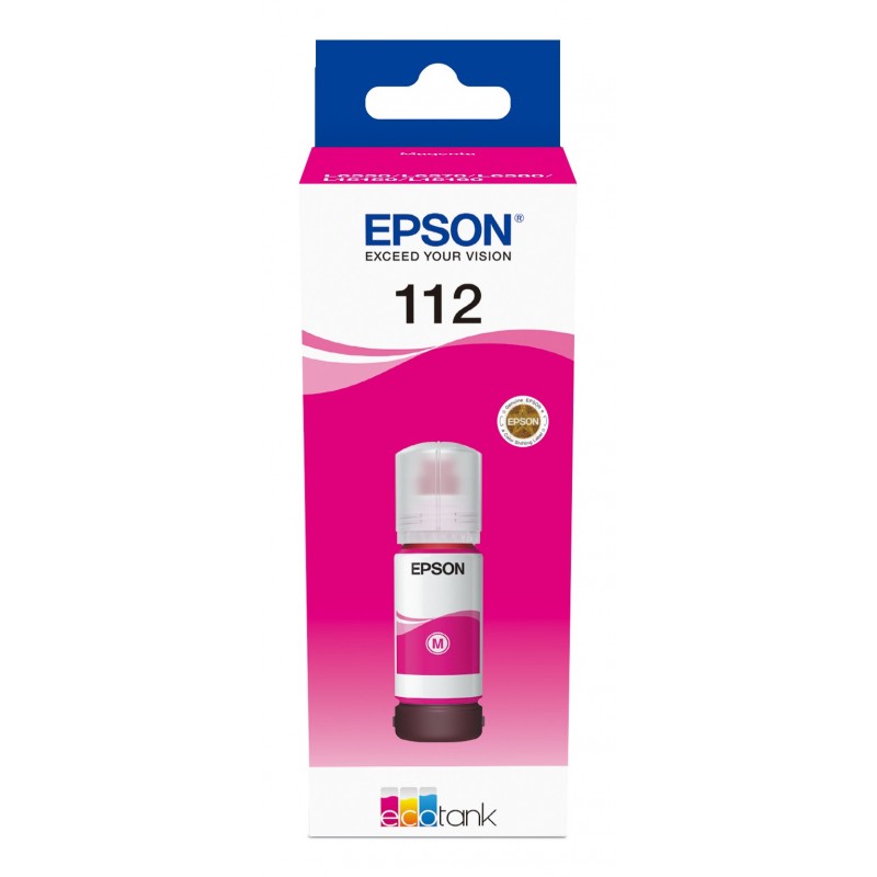 Epson EcoTank 112, Original, Pigment magenta, Epson, L5160, L5150, 6000 pages, 70 ml