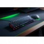 Razer Huntsman Mini Switch optique sonore Violet, Avec fil, USB, Contacteur de touche opto-mécanique, QWERTZ, LED RGB, Noir