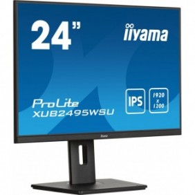 Iiyama ProLite XUB2495WSU-B7, 61,2 cm 24.1", 1920 x 1200 pixels, WUXGA, LED, 4 ms, Noir