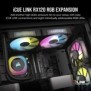 Corsair iCUE LINK RX120 RGB, Ventilateur, 12 cm, 400 trmin, 2100 trmin, 36 dB, 73,5 cfm