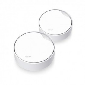 TP-LINK DECO X50-POE2-PACK, Blanc, Interne, Système maillé, 420 m², Bi-bande 2,4 GHz 5 GHz, Wi-Fi 6 802.11ax